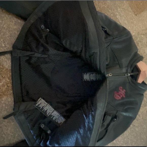 Authentic Women’s Harley Davidson Reflective Willie G Skull Leather Jack NWOT XS - Picture 9 of 11